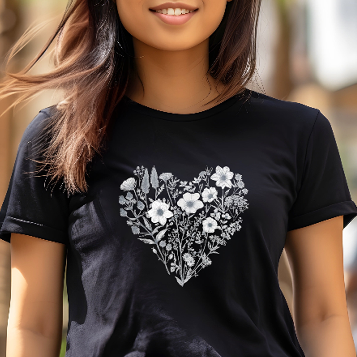 Wildflowers Heart Unisex Tee | Branch and Stick Branch and Stick