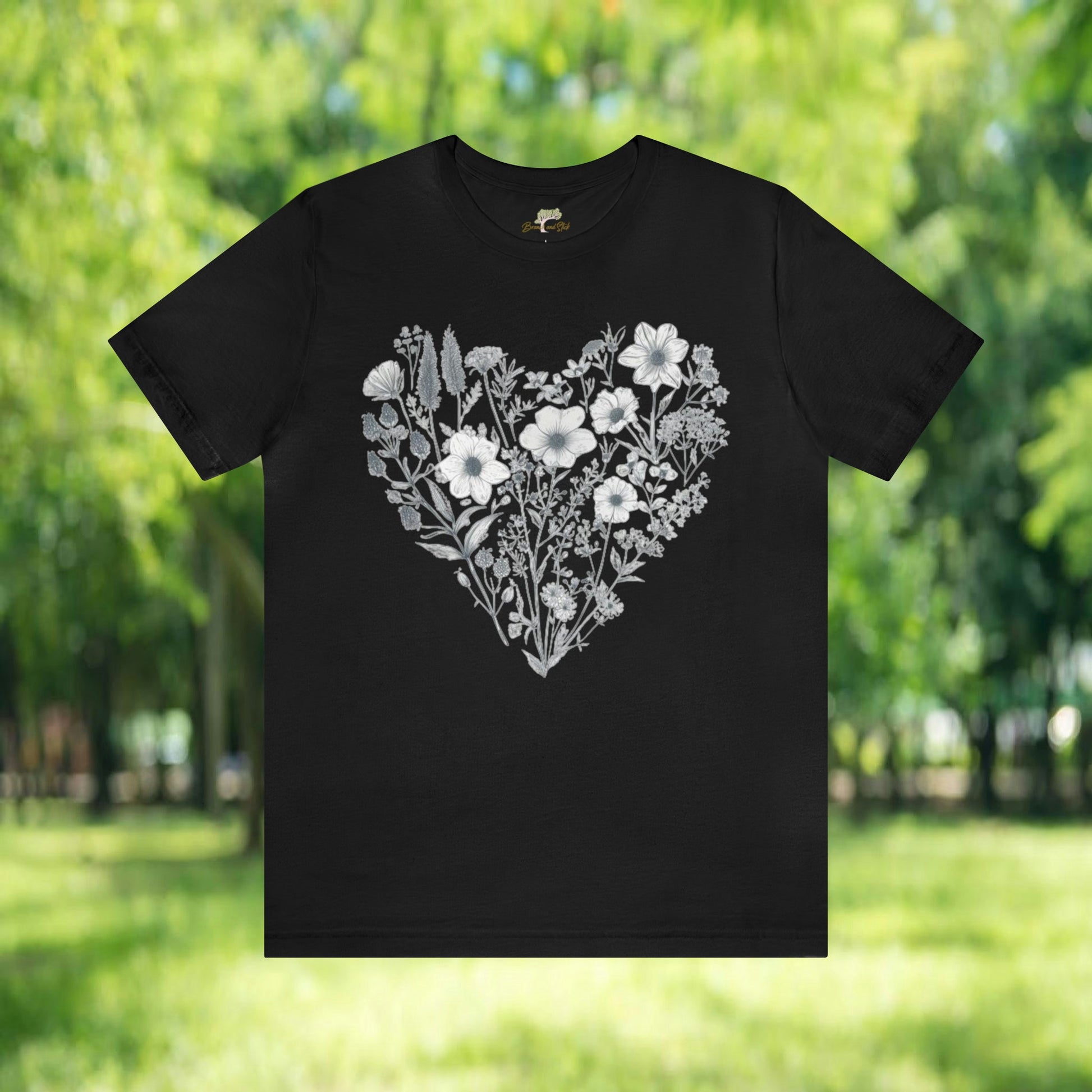 Wildflowers Heart Unisex Tee | Branch and Stick Branch and Stick