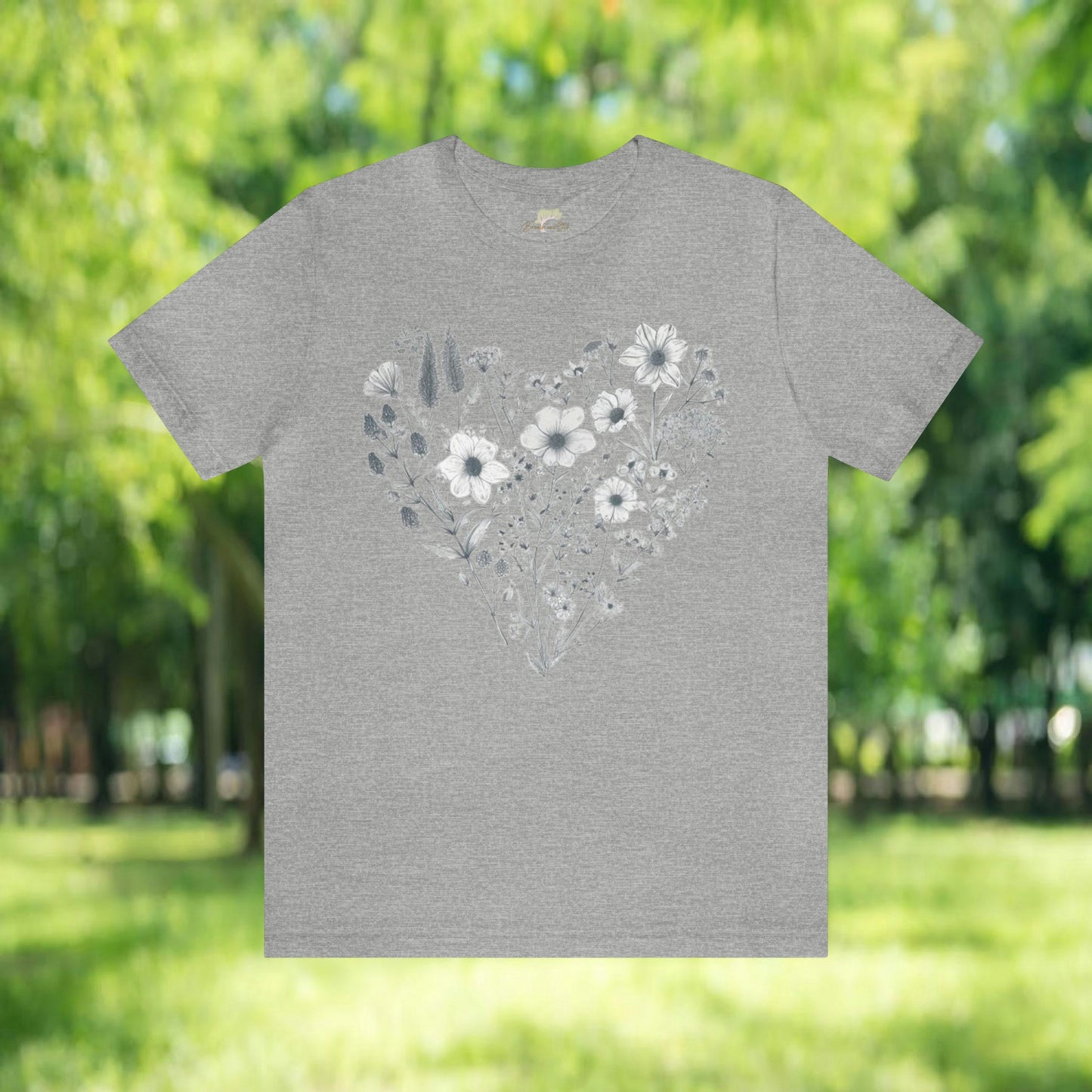 Wildflowers Heart Unisex Tee | Branch and Stick Branch and Stick