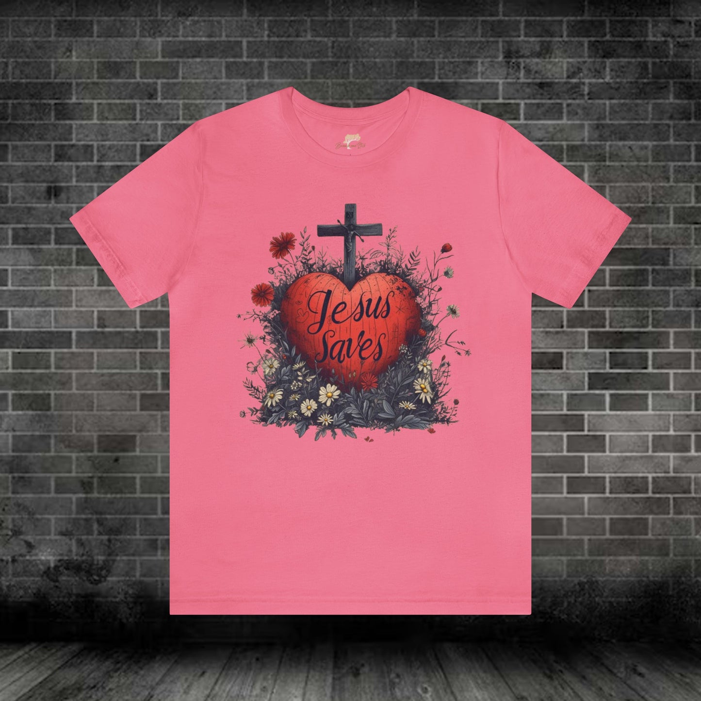 Wildflowers Heart and Cross Unisex Tee | Branch and Stick Branch and Stick