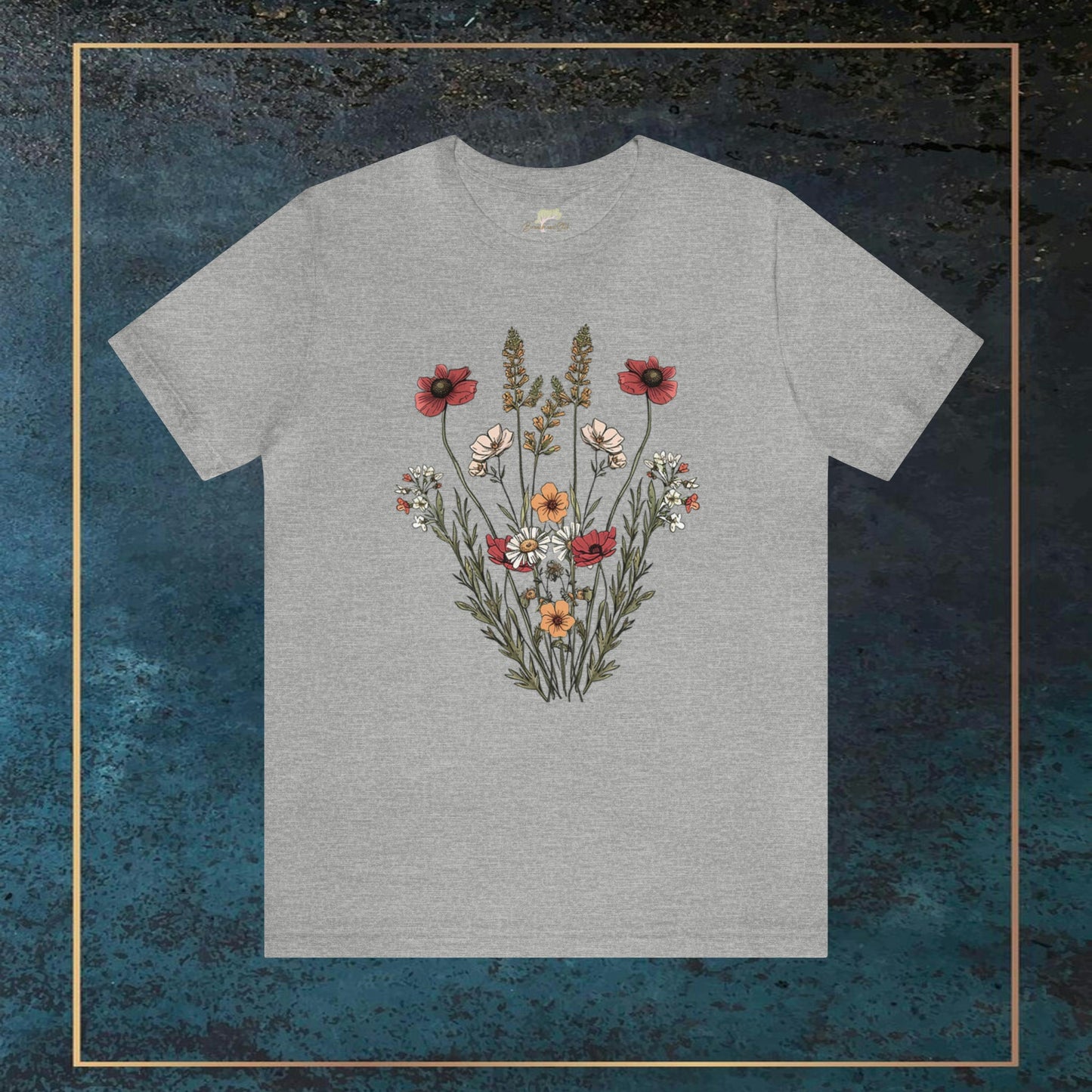 Wildflowers Minimalistic Soft T-Shirt | Effortlessly Stylish Branch and Stick