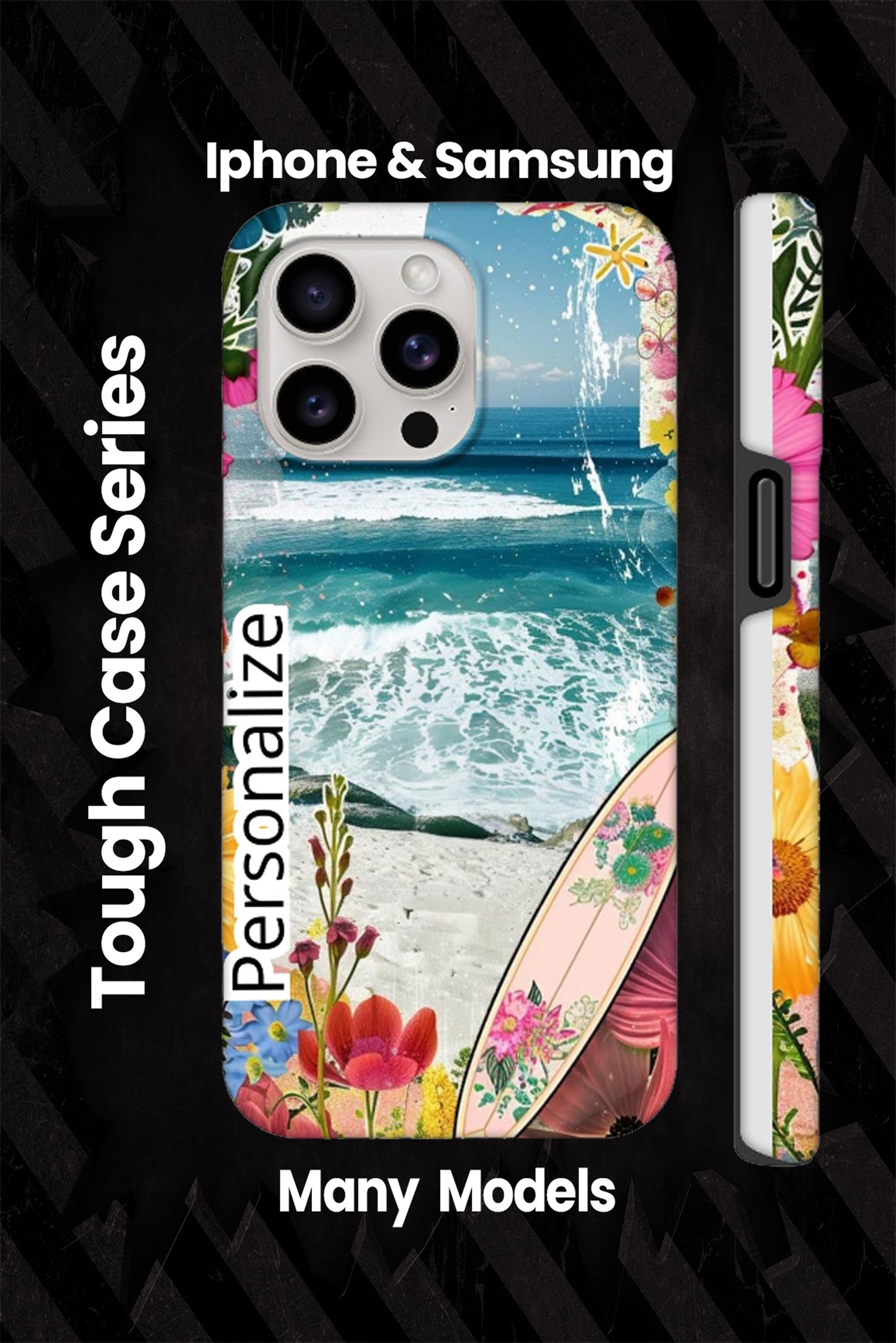 Tough Surfs up Phone Case - Iphone and Samsung Available Many Models