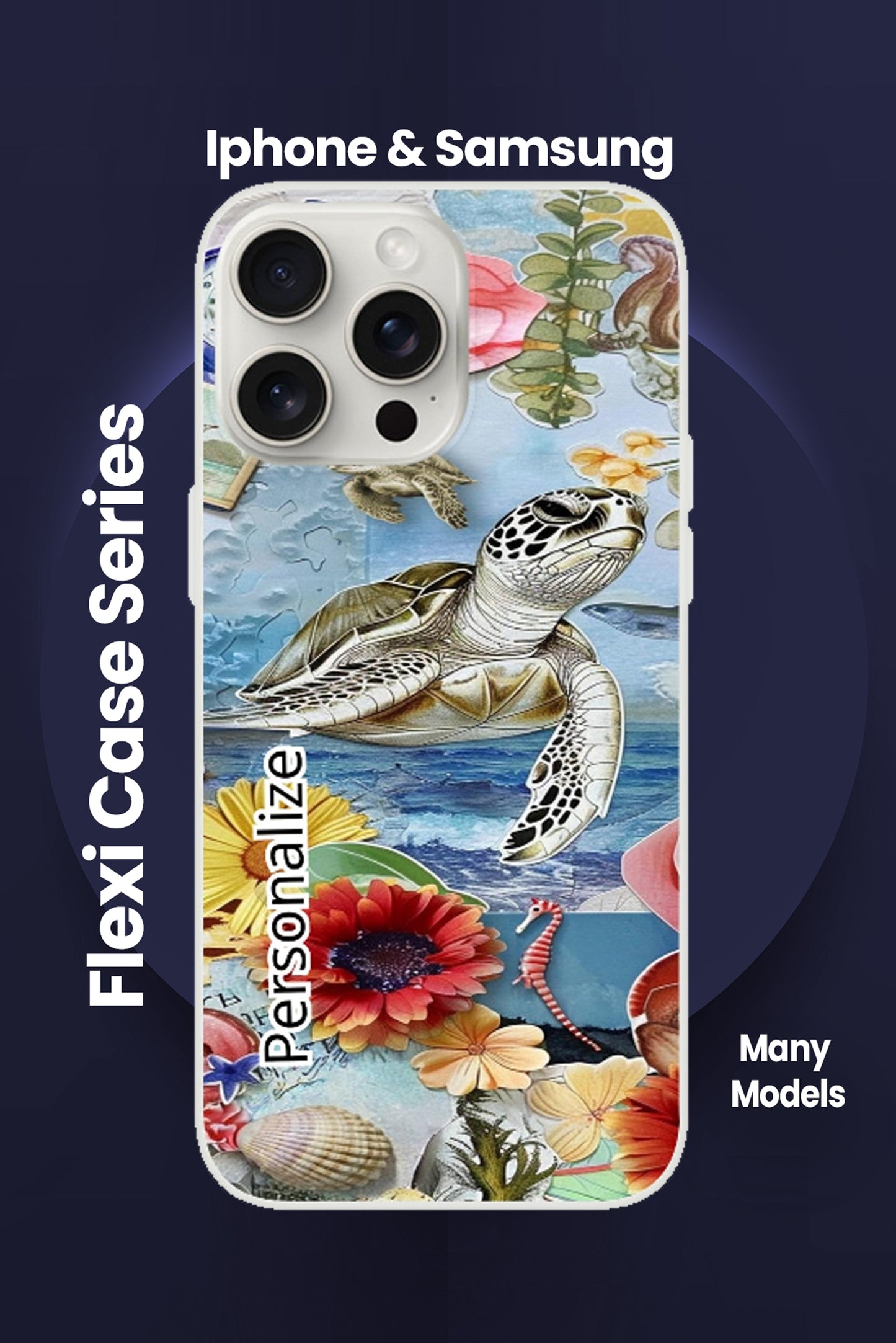 Flexi Sea Turtles Phone Case for Iphone's and Samsung's models